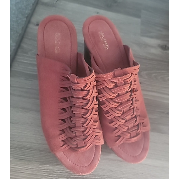 Michael Kors Women's Westley Mule Cinnamon Platform Slip On Shoes-10M - Picture 1 of 14